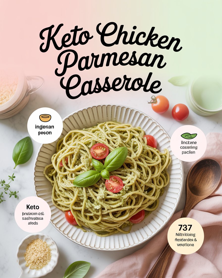 Keto Chicken Parmesan Casserole