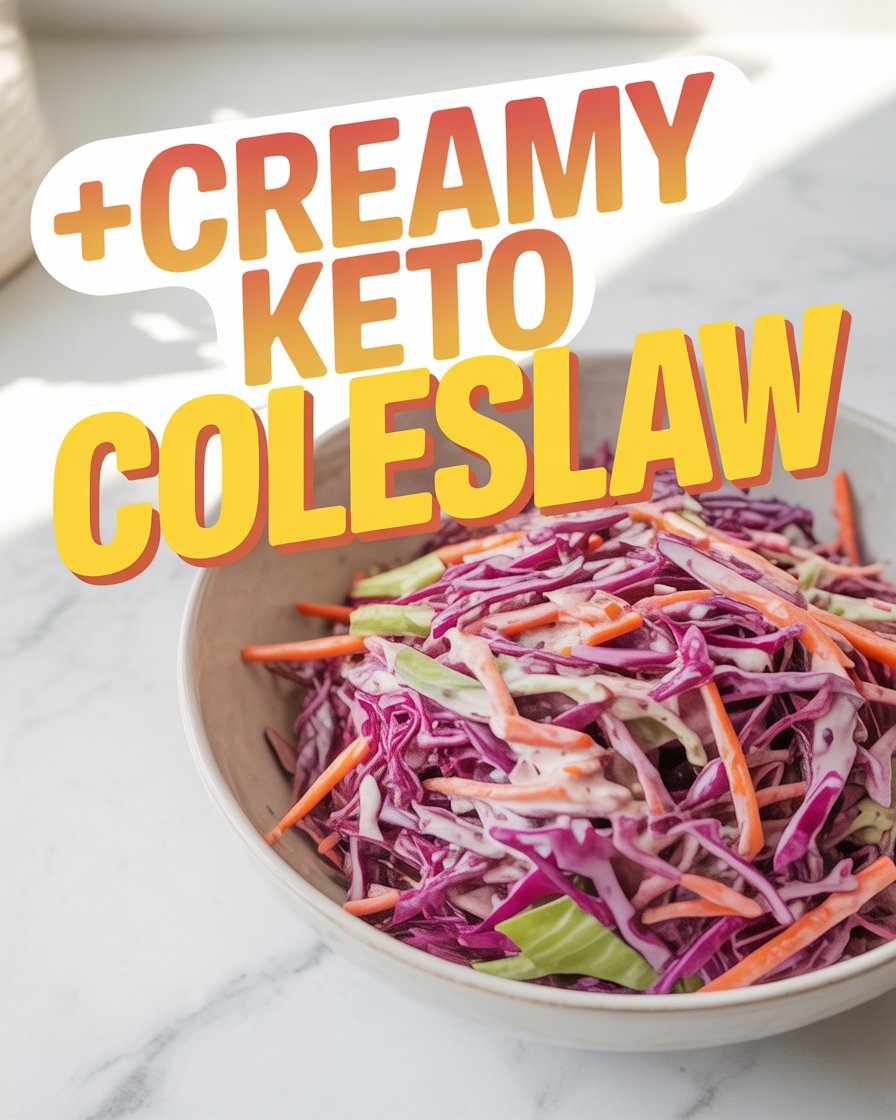 Creamy Keto Coleslaw