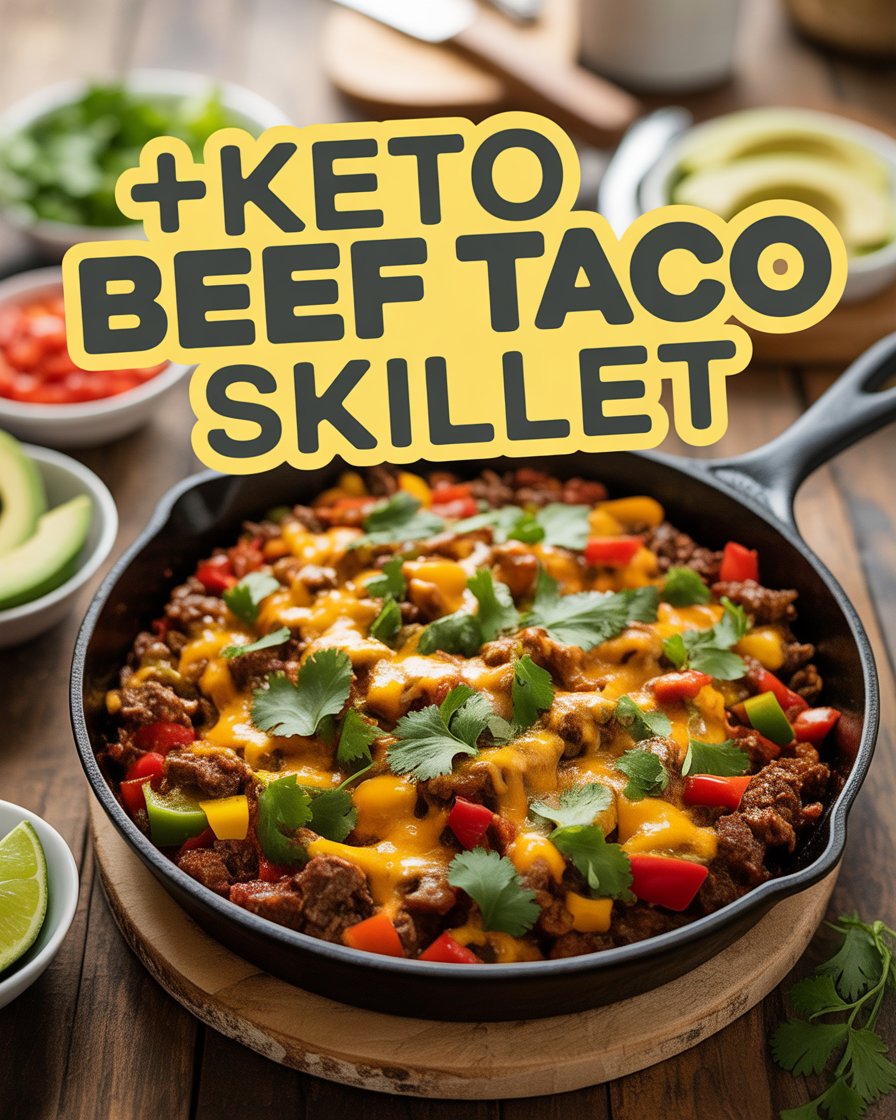 Keto Beef Taco Skillet