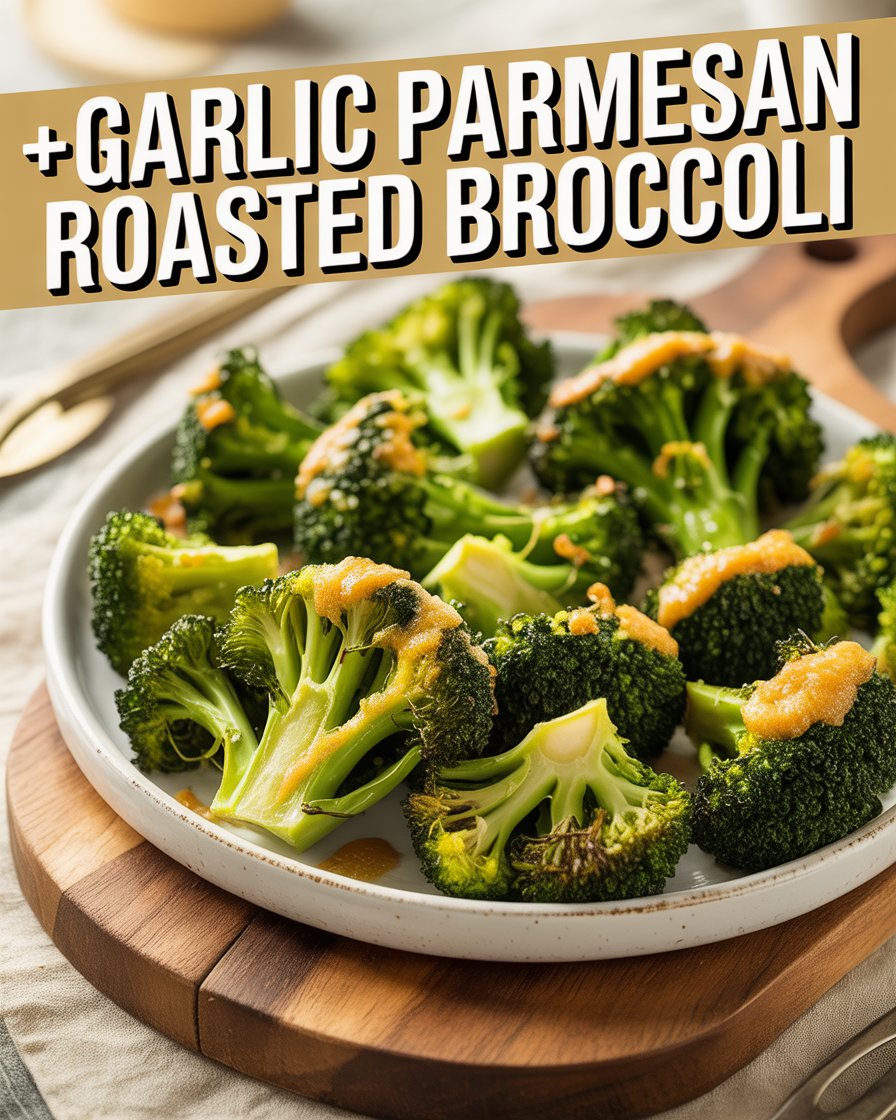 Garlic Parmesan Roasted Broccoli