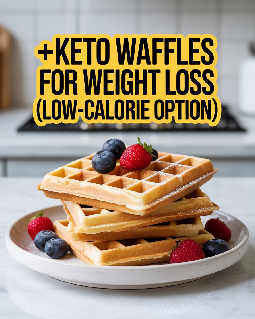 Keto Waffles for Weight Loss (Low-Calorie Option)