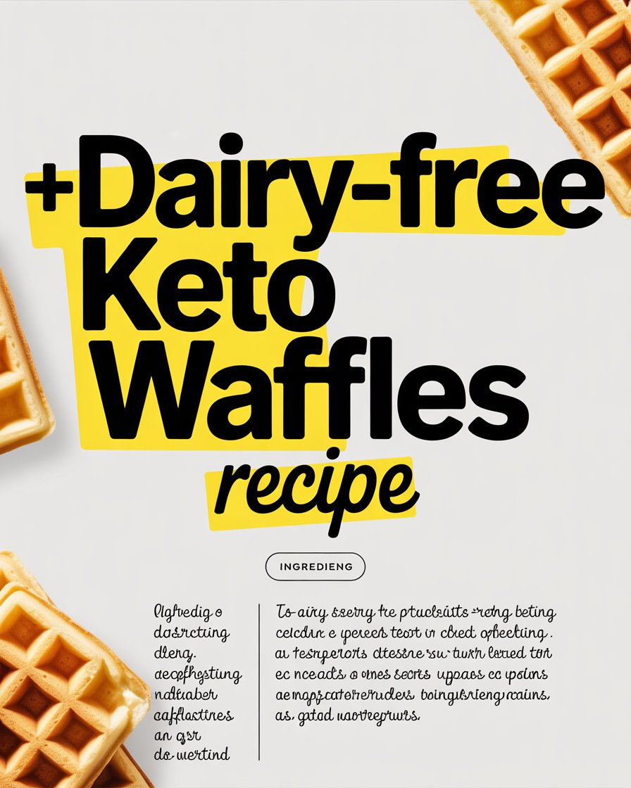 Dairy-Free Keto Waffles Recipe