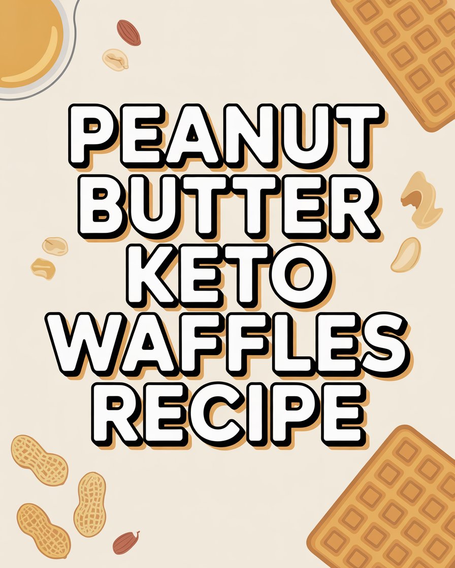 Peanut Butter Keto Waffles Recipe