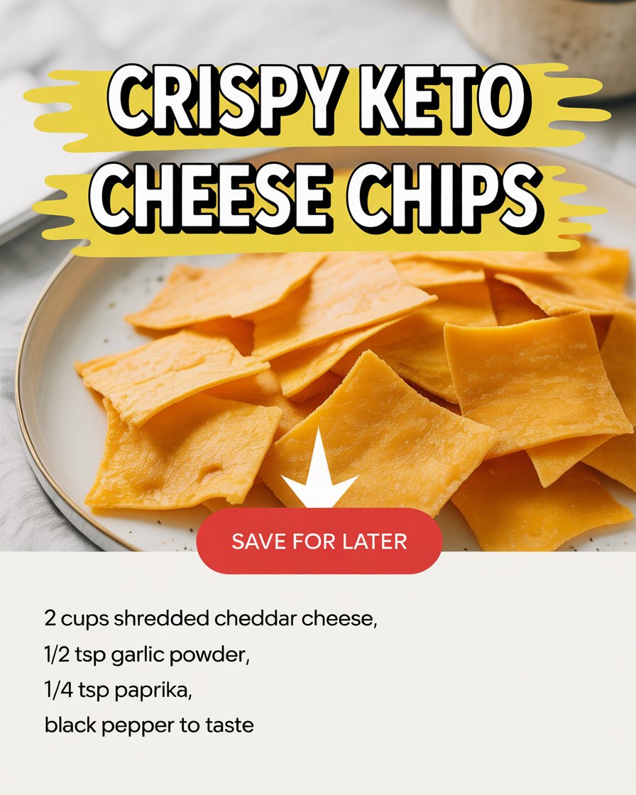 Crispy Keto Cheese Chips