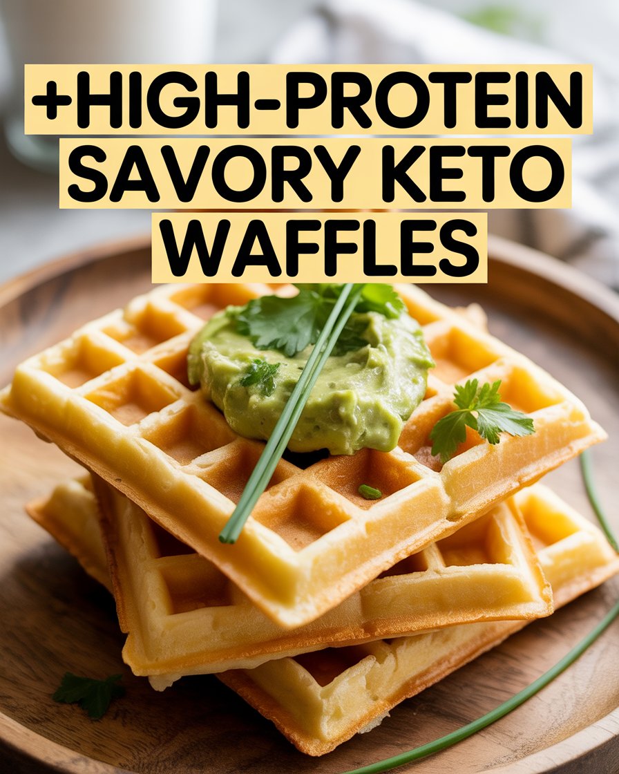 High-Protein Savory Keto Waffles