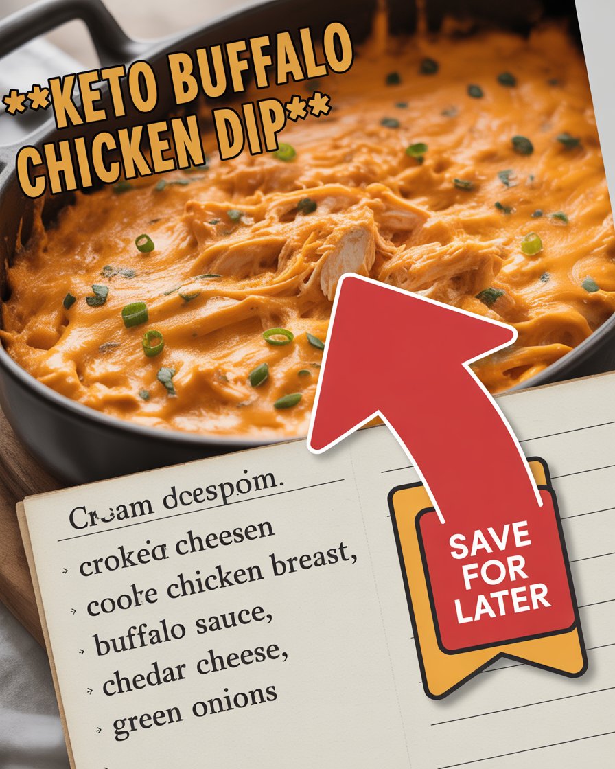Keto Buffalo Chicken Dip