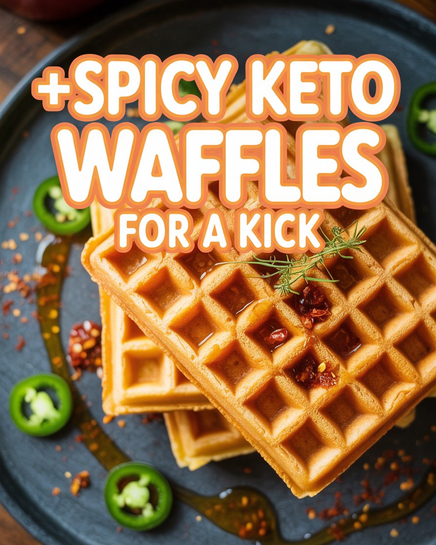 Spicy Keto Waffles for a Kick