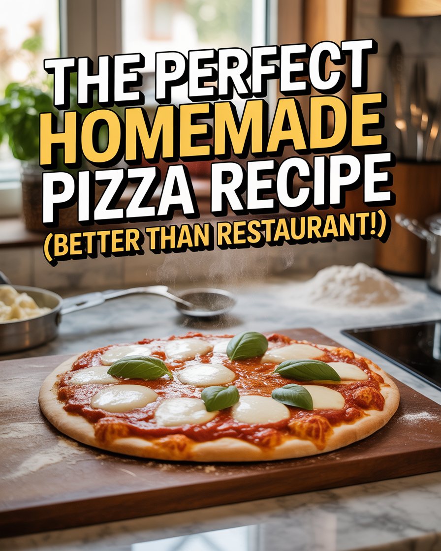 The Perfect Homemade Pizza Recipe (Better Than Restaurant!)