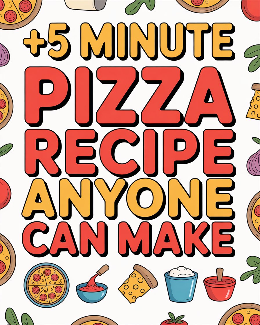 5 Minute Pizza Recipe Anyone Can Make